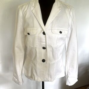 Lauren Jeans Company by Ralph Lauren 100% Cotton Fine Twill Jacket - Size L